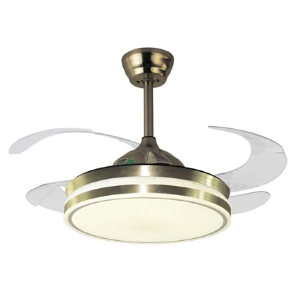 BEL AIR HOME ATENAS Ceiling Fan with Light – 108 cm Diameter, DC Motor, 3 Light Temperatures, Modern Design for Bedroom & Living Room, Remote Control, Lightweight Polycarbonate Blades, 36W Efficient LED Lighting