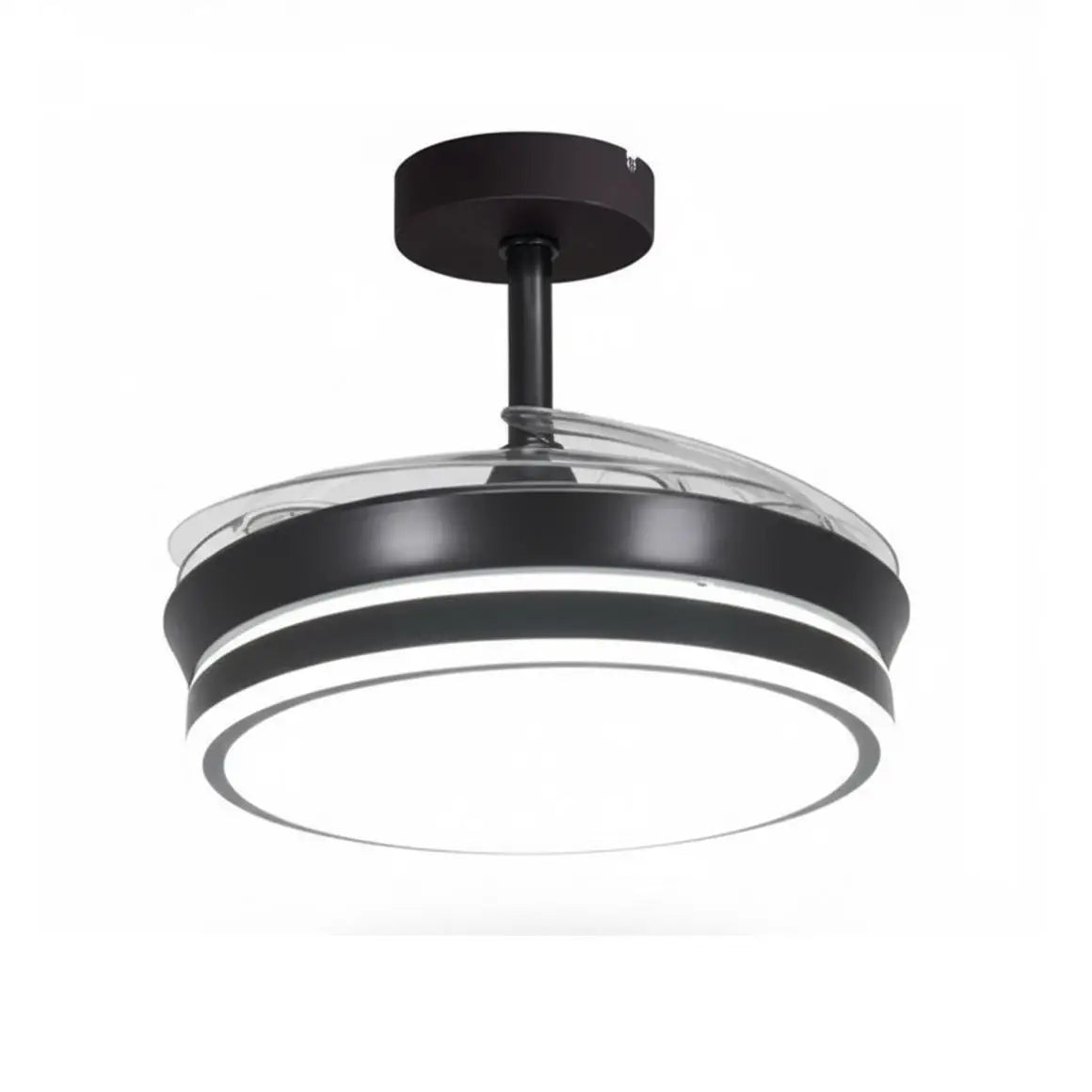 BEL AIR HOME ATENAS Ceiling Fan with Light – 108 cm Diameter, DC Motor, 3 Light Temperatures, Modern Design for Bedroom & Living Room, Remote Control, Lightweight Polycarbonate Blades, 36W Efficient LED Lighting