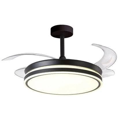 BEL AIR HOME ATENAS Ceiling Fan with Light – 108 cm Diameter, DC Motor, 3 Light Temperatures, Modern Design for Bedroom & Living Room, Remote Control, Lightweight Polycarbonate Blades, 36W Efficient LED Lighting