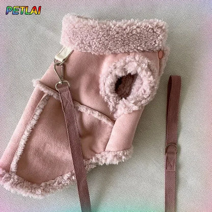 Dog Cute Vest Clothes Jacket Accessories Small Dog Luxury Autumn  Winter Medium Dress Soft Pet Clothing Designer Coat Home