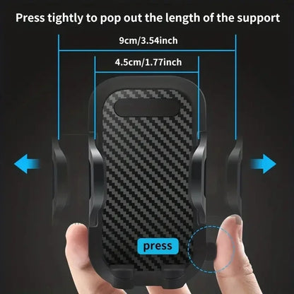 360° Rotating Car Phone Holder for Windshield – Universal Smartphone Mount for iPhone 12/11/7/8, Samsung, Huawei
