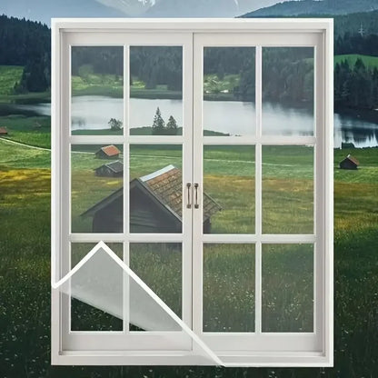 Summer Mosquito-Proof Door and Window Screens – White, Available in a Range of Sizes