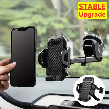 360° Rotating Car Phone Holder for Windshield – Universal Smartphone Mount for iPhone 12/11/7/8, Samsung, Huawei