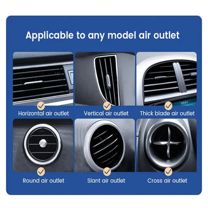 Universal Gravity Car Phone Holder with Air Vent Mount - Compatible with iPhone 13/12 and Xiaomi - Automotive GPS Stand