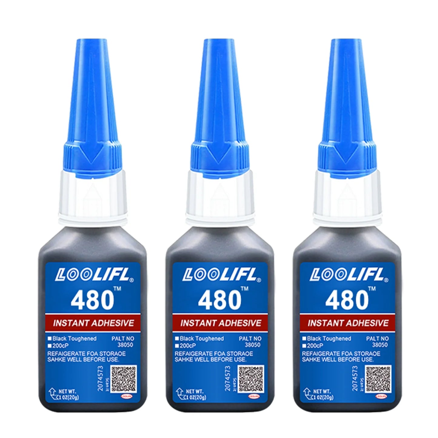 LOOLIFL480 20g adhesivo de hidroacrilato resistente a altas temperaturas y resistente al impacto adhesivo de caucho plástico para reparación de parachoques de carrocería