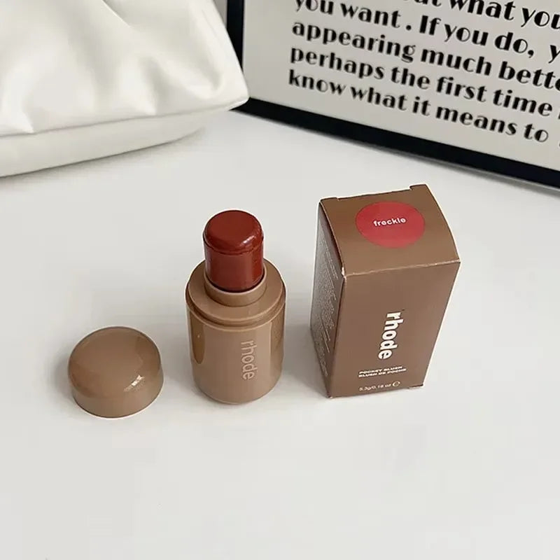 Rhode Pocket Blush Lip & Cheek Hydrating Stick – Natural Rouge Powder Blush & Cream Lipstick for Easy All‑In‑One Lip & Cheek Color