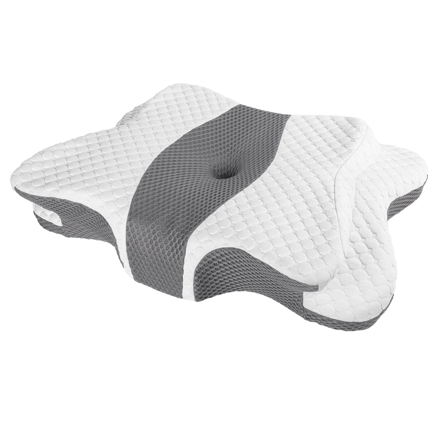 Almohada de Memoria Fría para Dormir, Almohada de Algodón con Memoria de Rebote Lento, Almohada para el Cuello, Almohada Mariposa, Almohada Cervical, Almohada Ergonómica para Dormir