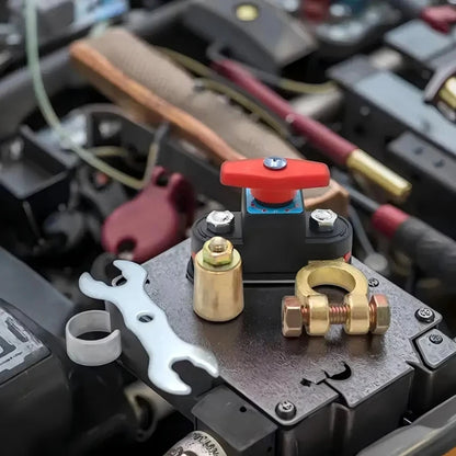 Car Battery Cut Off Switch Disconnect Automatic Circuit Breaker Anti-Leakage Switch Isolator For Cars Truck 12V/24V ﻿