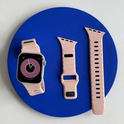Correa deportiva de silicona para Apple Watch Band Ultra 49mm 40mm 41mm 44mm 45mm 46mm, pulsera para iwatch Series 11 10 9 8 7 6 5 se