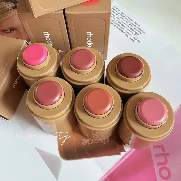 Rhode Pocket Blush Lip & Cheek Hydrating Stick – Natural Rouge Powder Blush & Cream Lipstick for Easy All‑In‑One Lip & Cheek Color