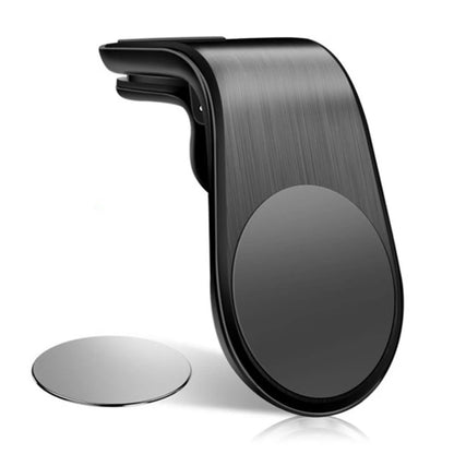 Magnetic Car Phone Holder with Air Vent Clip Mount – 360° Rotating Bracket for GPS and Smartphones (iPhone, Samsung, Huawei)