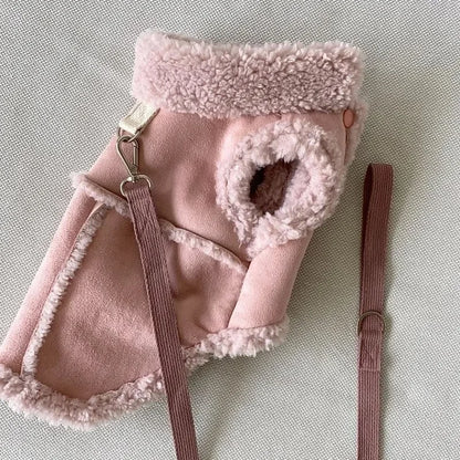 Dog Cute Vest Clothes Jacket Accessories Small Dog Luxury Autumn  Winter Medium Dress Soft Pet Clothing Designer Coat Home