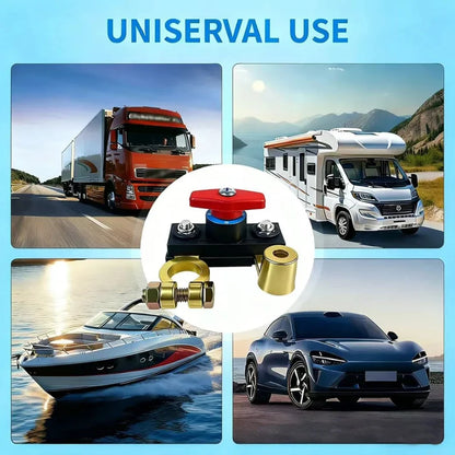 Car Battery Cut Off Switch Disconnect Automatic Circuit Breaker Anti-Leakage Switch Isolator For Cars Truck 12V/24V ﻿