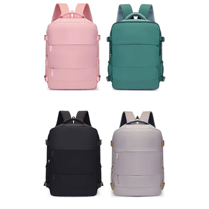 Cabin-Size Travel Backpack 40X30X20Cm – Compatible with Ryanair, Easyjet & Wizardair – Budget Carry-On with Multiple Compartments (Select Models)