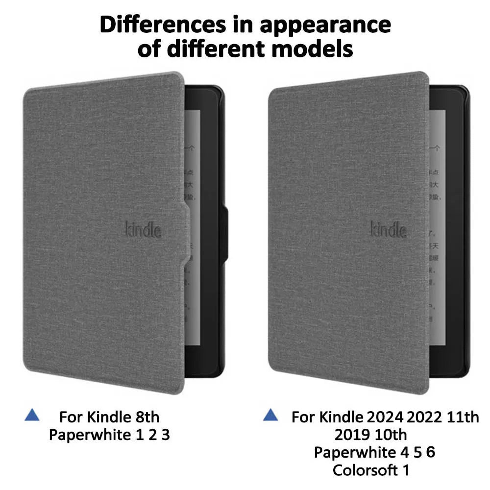ColorSoft Case for Kindle Paperwhite – 6.8-inch and 7-inch displays – Compatible with 2021, 2022, and 2024 Paperwhite generations – Pouch Cover Funda