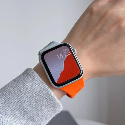Correa deportiva de silicona para Apple Watch Band Ultra 49mm 40mm 41mm 44mm 45mm 46mm, pulsera para iwatch Series 11 10 9 8 7 6 5 se