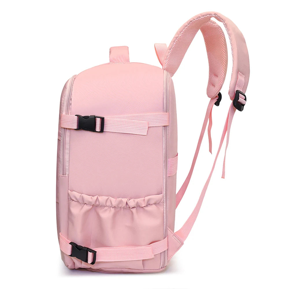 Cabin-Size Travel Backpack 40X30X20Cm – Compatible with Ryanair, Easyjet & Wizardair – Budget Carry-On with Multiple Compartments (Select Models)