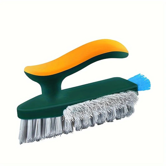 Escobilla de cepillo 4 en 1 para herramienta de limpieza de ranuras, raspador de vidrio, cocina, baño, suelo, limpiador de neumáticos, cepillos, cepillo de limpieza del hogar
