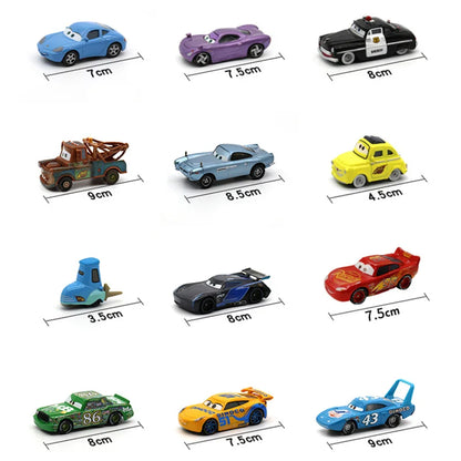 Pixar Cars 3 Lightning McQueen Diecast 1:55 Scale – Mater & McQueen Alloy Model Collection, Kids Toy Gift