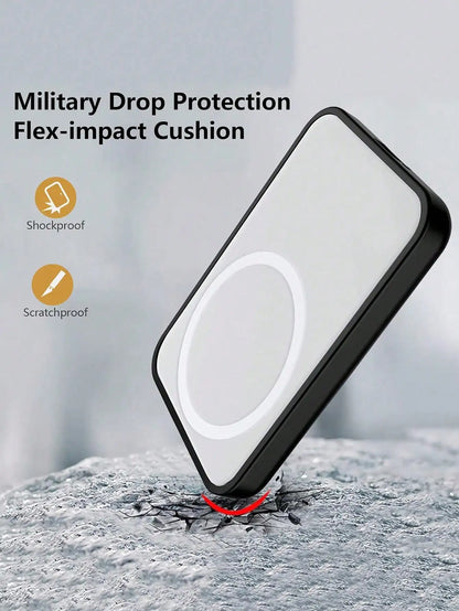 Black TPU Charging Case Protector for Apple's Original MagSafe Wireless Power Bank — 1 Piece