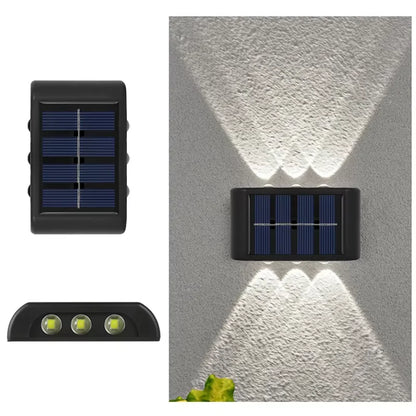 Lámpara Solar LED para Pared Exterior, Impermeable, Encendido/Apagado Automático, para Jardín, Patio, Camino, Decoración del Hogar