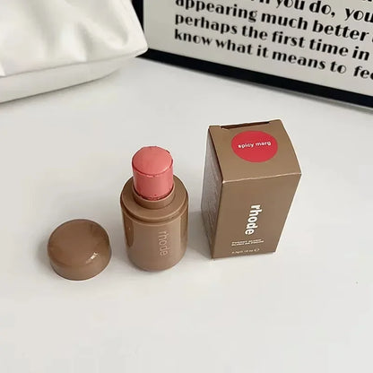 Rhode Pocket Blush Lip & Cheek Hydrating Stick – Natural Rouge Powder Blush & Cream Lipstick for Easy All‑In‑One Lip & Cheek Color
