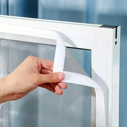 Summer Mosquito-Proof Door and Window Screens – White, Available in a Range of Sizes