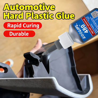 LOOLIFL480 20g adhesivo de hidroacrilato resistente a altas temperaturas y resistente al impacto adhesivo de caucho plástico para reparación de parachoques de carrocería