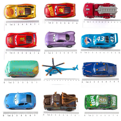 Pixar Cars 3 Lightning McQueen Diecast 1:55 Scale – Mater & McQueen Alloy Model Collection, Kids Toy Gift