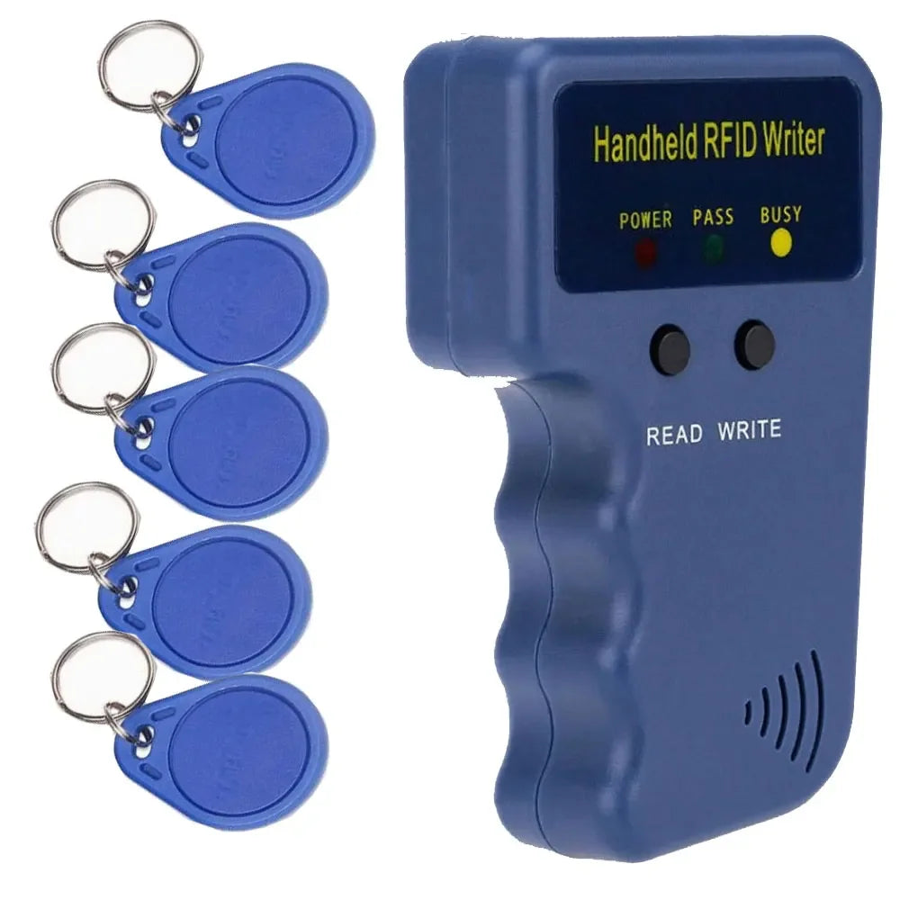 Programador RFID de 125KHz, duplicador, copiadora, escritor, lector, escritor, clonador de tarjetas de identificación y llave