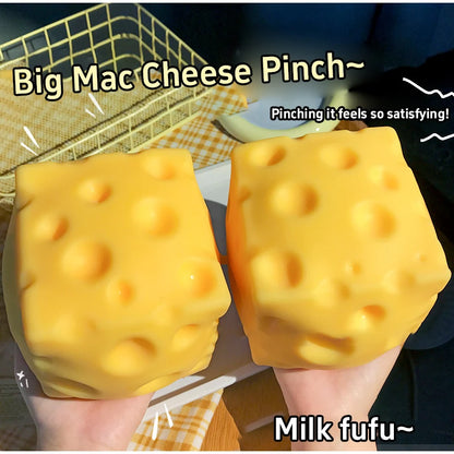 Juguete Antiestrés de Queso de 5CM, Tamaño Extra Grande, Bola de Ventilación Moldeable de Rebote Lento para Adultos, Regalos 2026 Novedad