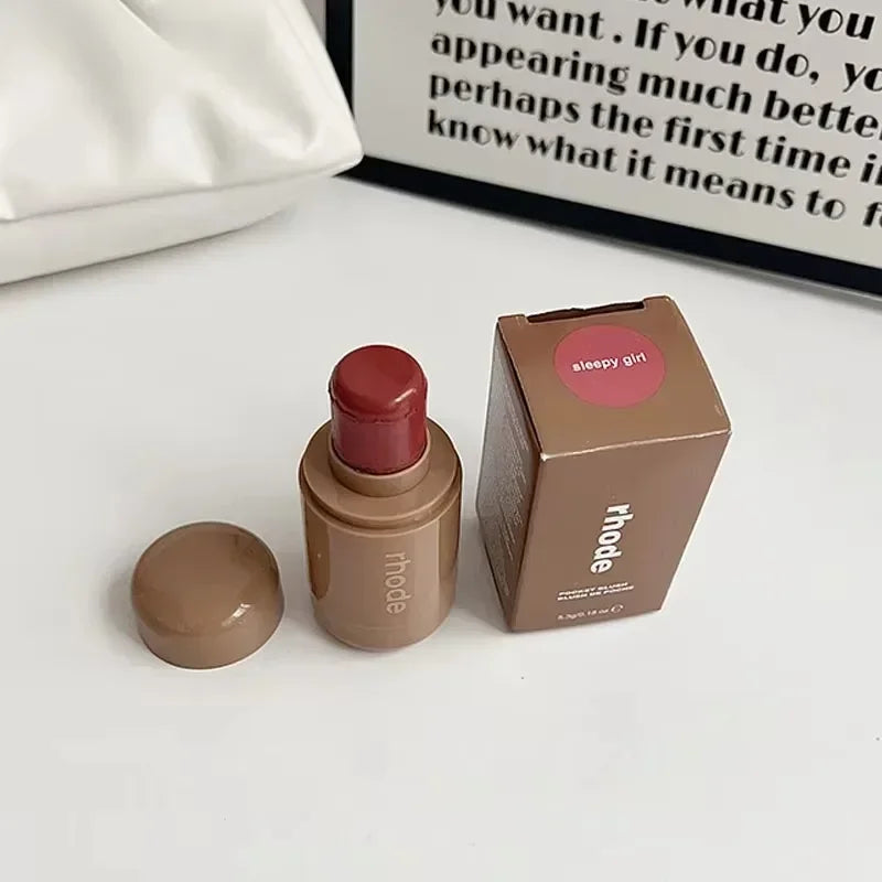 Rhode Pocket Blush Lip & Cheek Hydrating Stick – Natural Rouge Powder Blush & Cream Lipstick for Easy All‑In‑One Lip & Cheek Color